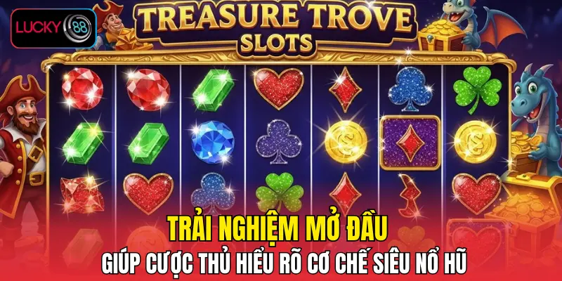 Trải nghiệm mở đầu giúp cược thủ hiểu rõ cơ chế siêu nổ hũ