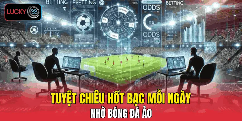 Tuyệt chiêu hốt bạc nhà cái mỗi ngày nhờ bóng đá ảo