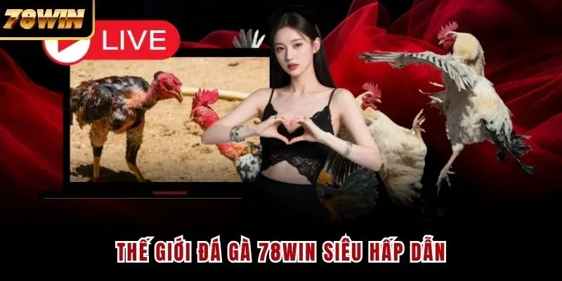 Thế giới đá gà 78WIN siêu hấp dẫn